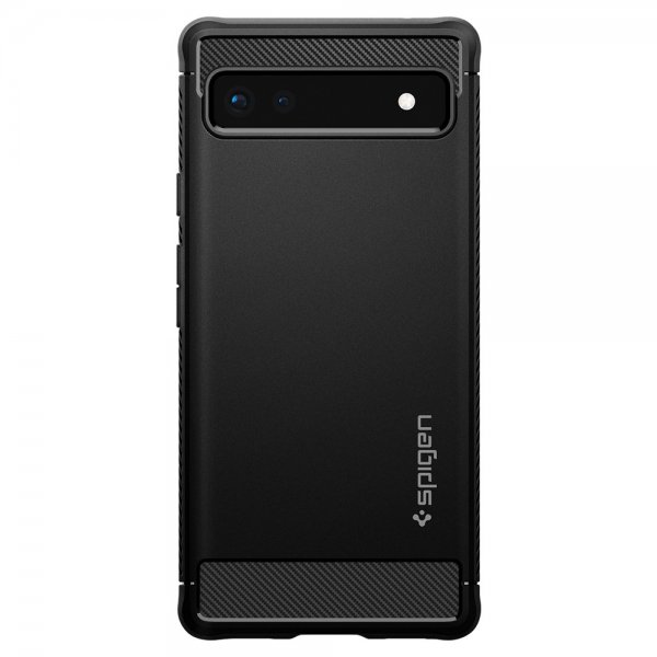 Spigen Google Pixel 6a Deksel Rugged Armor Matte Black