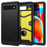 Spigen Google Pixel 6a Deksel Tough Armor Svart