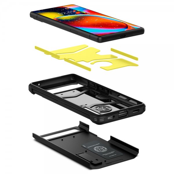 Spigen Google Pixel 6a Deksel Tough Armor Svart
