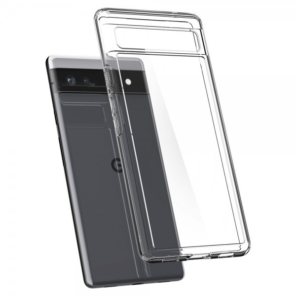 Spigen Google Pixel 6a Deksel Ultra Hybrid Crystal Clear