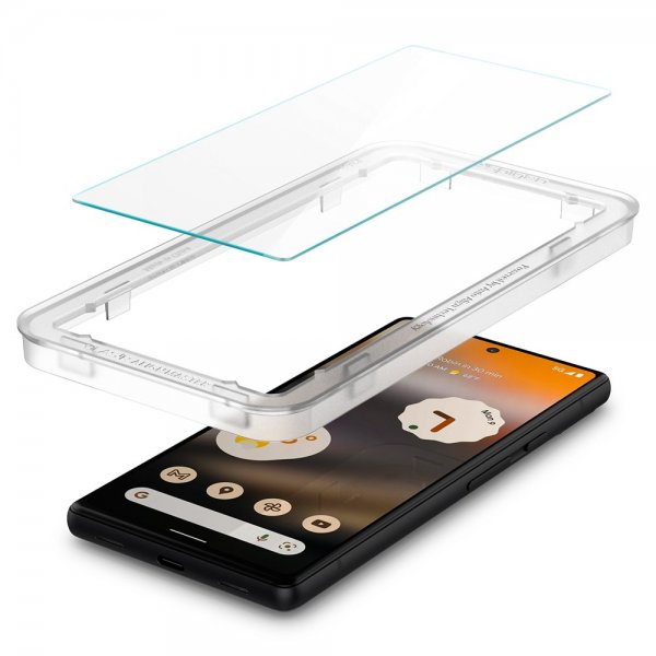 Spigen Google Pixel 6a Skjermbeskytter GLAS.tR ALIGNmaster 2-pakning