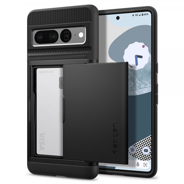 Spigen Google Pixel 7 Pro Deksel Slim Armor CS Svart