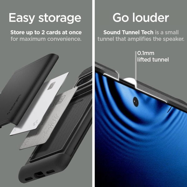 Spigen Google Pixel 7 Pro Deksel Slim Armor CS Svart