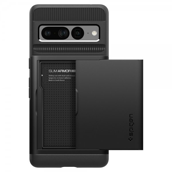 Spigen Google Pixel 7 Pro Deksel Slim Armor CS Svart
