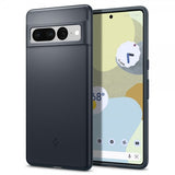 Spigen Google Pixel 7 Pro Deksel Thin Fit Metal Slate