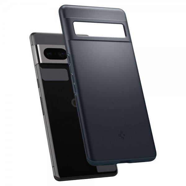 Spigen Google Pixel 7 Pro Deksel Thin Fit Metal Slate