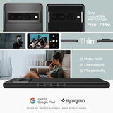 Spigen Google Pixel 7 Pro Deksel Thin Fit Svart