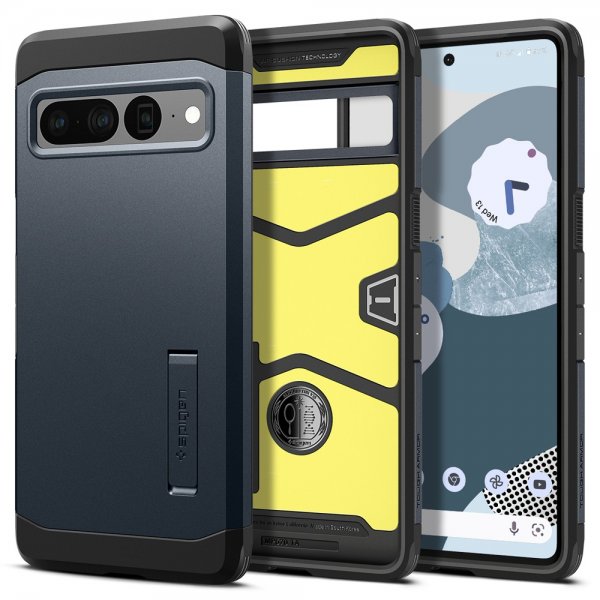 Spigen Google Pixel 7 Pro Deksel Tough Armor Metal Slate