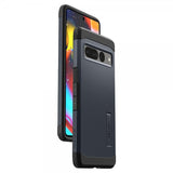 Spigen Google Pixel 7 Pro Deksel Tough Armor Metal Slate