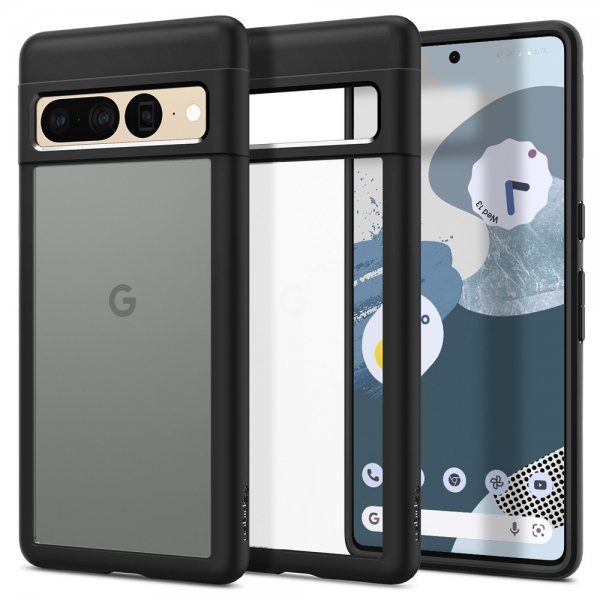 Spigen Google Pixel 7 Pro Deksel Ultra Hybrid Matte Black