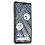 Lc.Imeeke Google Pixel 7 Deksel Karbonfibertekstur Rød Stripe Svart