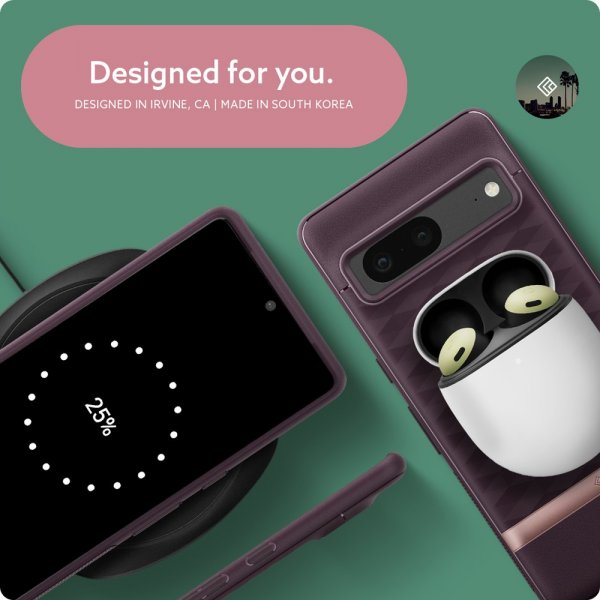 Caseology Google Pixel 7 Deksel Parallax Burgundy