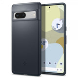 Spigen Google Pixel 7 Deksel Thin Fit Metal Slate