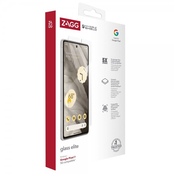 Zagg InvisibleShield Google Pixel 7 Skjermbeskytter Glass Elite