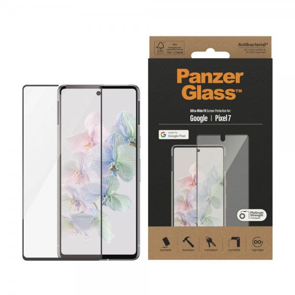 PanzerGlass Google Pixel 7 Skjermbeskytter Ultra-Wide Fit