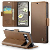 CaseMe Google Pixel 7a Etui 023 Series Brun