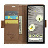 CaseMe Google Pixel 7a Etui 023 Series Brun