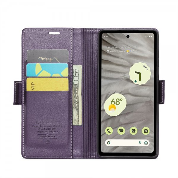 CaseMe Google Pixel 7a Etui 023 Series Lilla