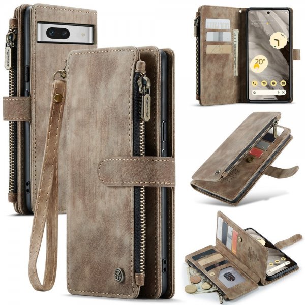 CaseMe Google Pixel 7a Etui C30 Series Brun