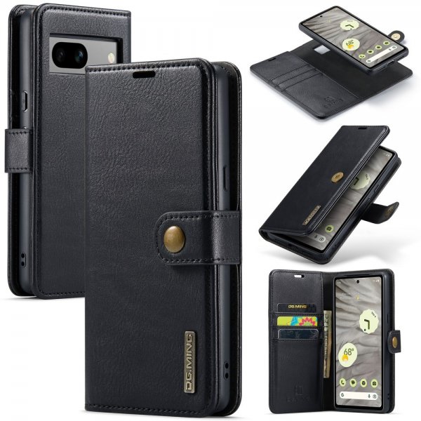 Dg.Ming Google Pixel 7a Etui Avtagbart Deksel Svart