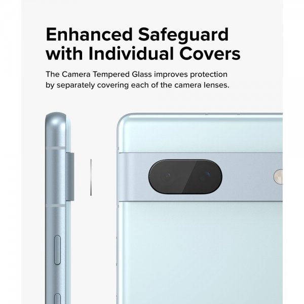 Ringke Google Pixel 7a Kamerabeskytter Camera Protector Glass 3-pack