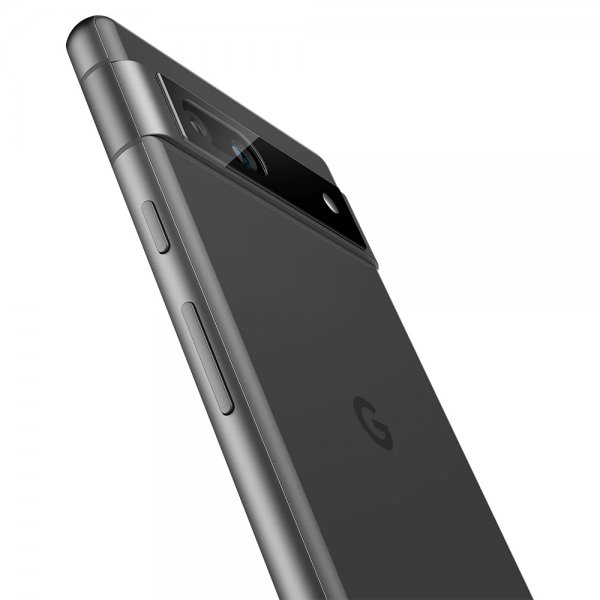 Spigen Google Pixel 7a Kamerabeskytter Glas.tR EZ Fit Optik 2-pakning Svart