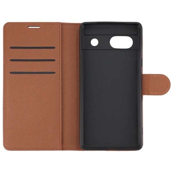 Google Pixel 7a Etui med Stativ Brun