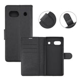 Google Pixel 7a Etui med Stativ Svart
