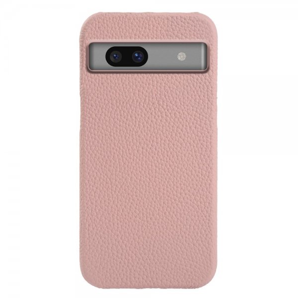 Google Pixel 7a Deksel Ekte Skinn MagSafe Rosa