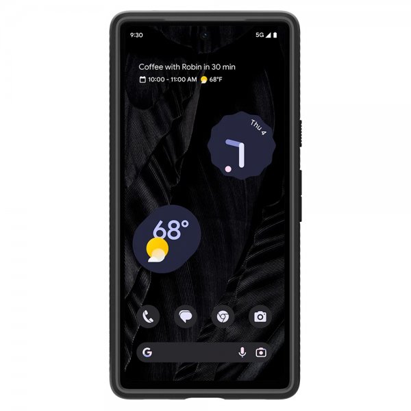 Spigen Google Pixel 7a Deksel Liquid Air Matte Black