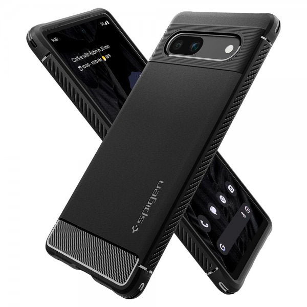 Spigen Google Pixel 7a Deksel Rugged Armor Matte Black