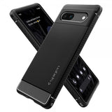 Spigen Google Pixel 7a Deksel Rugged Armor Matte Black