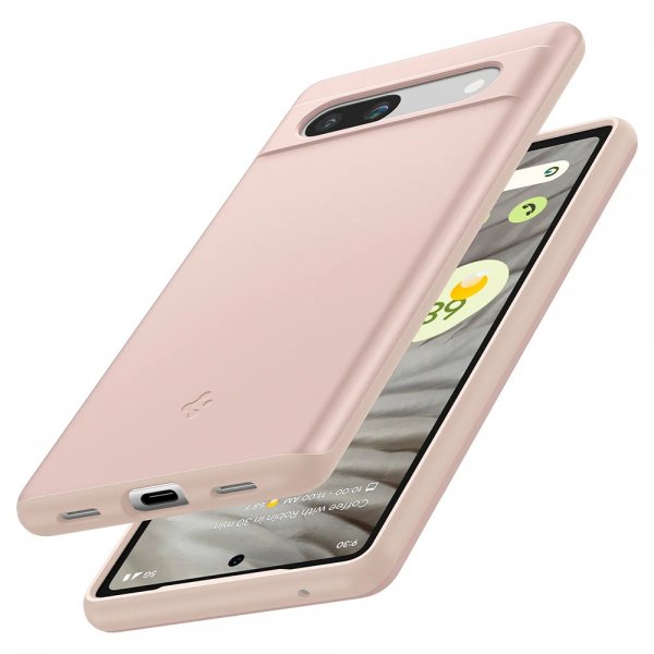 Spigen Google Pixel 7a Deksel Thin Fit Pink Sand