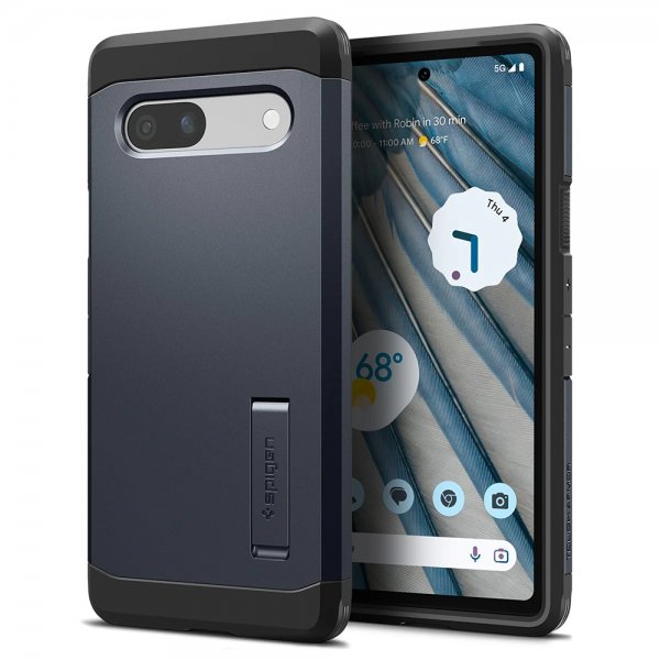 Spigen Google Pixel 7a Deksel Tough Armor Metal Slate