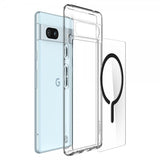 Spigen Google Pixel 7a Deksel Ultra Hybrid OneTap Metal Ring MagFit Svart