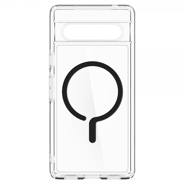 Spigen Google Pixel 7a Deksel Ultra Hybrid OneTap Metal Ring MagFit Svart