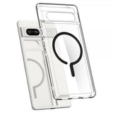 Spigen Google Pixel 7a Deksel Ultra Hybrid OneTap Metal Ring MagFit Svart