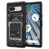 Spigen Google Pixel 7a Deksel Ultra Hybrid Zero One Svart