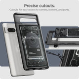 Spigen Google Pixel 7a Deksel Ultra Hybrid Zero One Svart