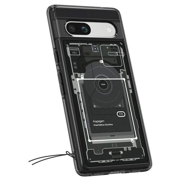 Spigen Google Pixel 7a Deksel Ultra Hybrid Zero One Svart