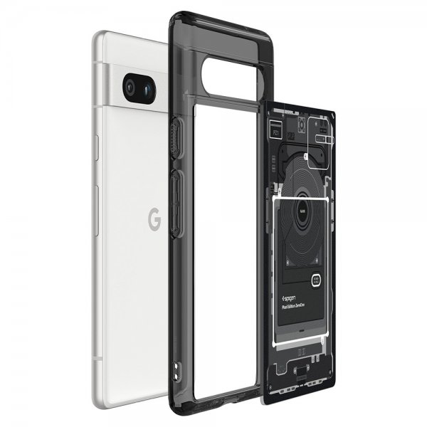 Spigen Google Pixel 7a Deksel Ultra Hybrid Zero One Svart