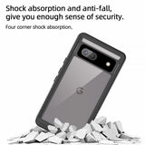Redpepper Google Pixel 7a Deksel Vanntett IP68 Svart