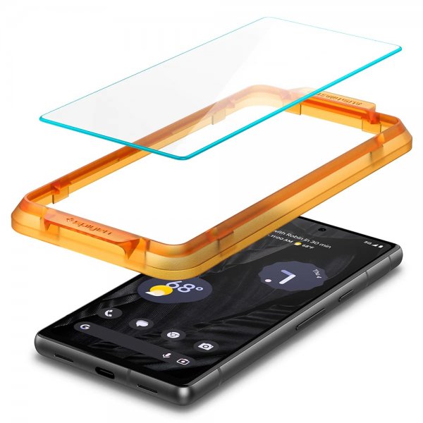 Spigen Google Pixel 7a Skjermbeskytter GLAS.tR ALIGNmaster 2-pakning