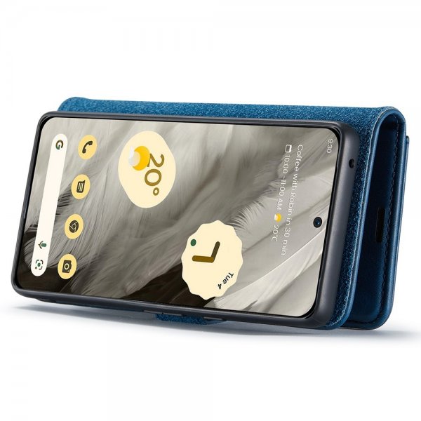 Dg.Ming Google Pixel 8 Etui Avtagbart Deksel Blå