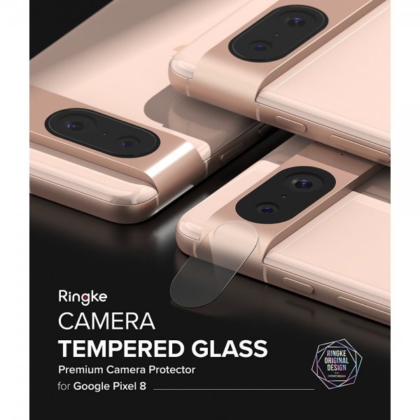 Ringke Google Pixel 8 Kamerabeskytter Camera Protector Glass 3-pack