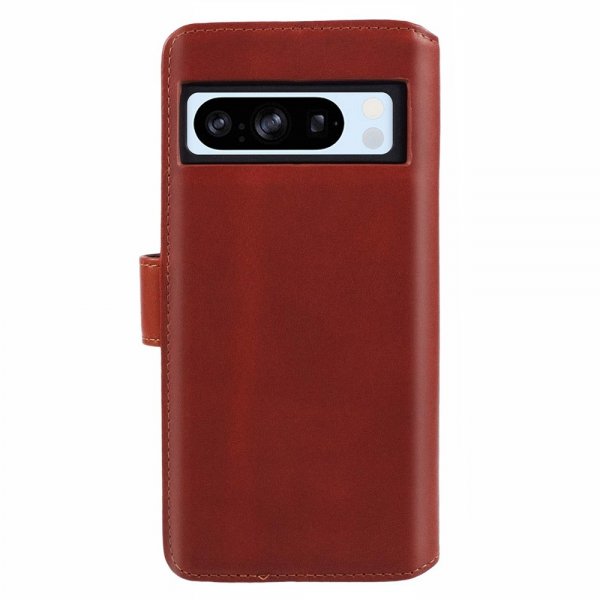 Nordic Covers Google Pixel 8 Pro Etui Essential Leather Maple Brown