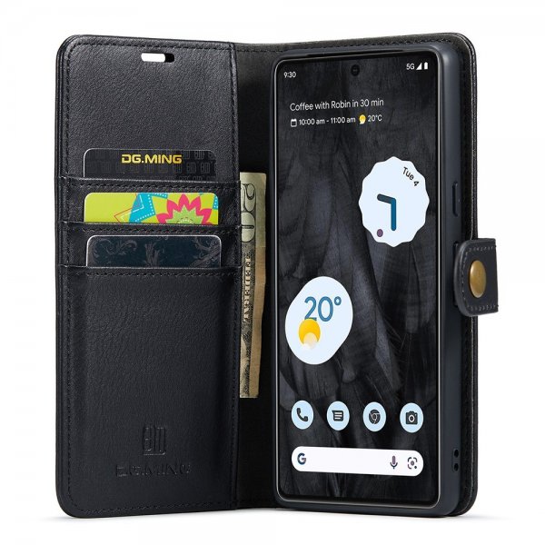 Dg.Ming Google Pixel 8 Pro Etui Avtagbart Deksel Svart