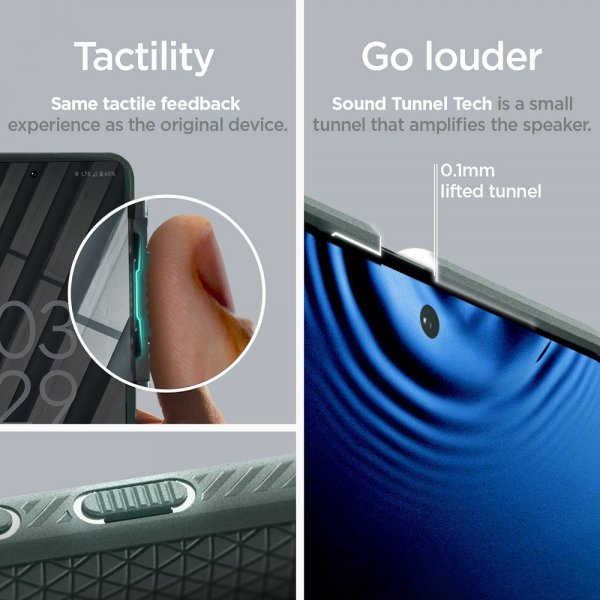 Spigen Google Pixel 8 Pro Deksel Liquid Air Abyss Green