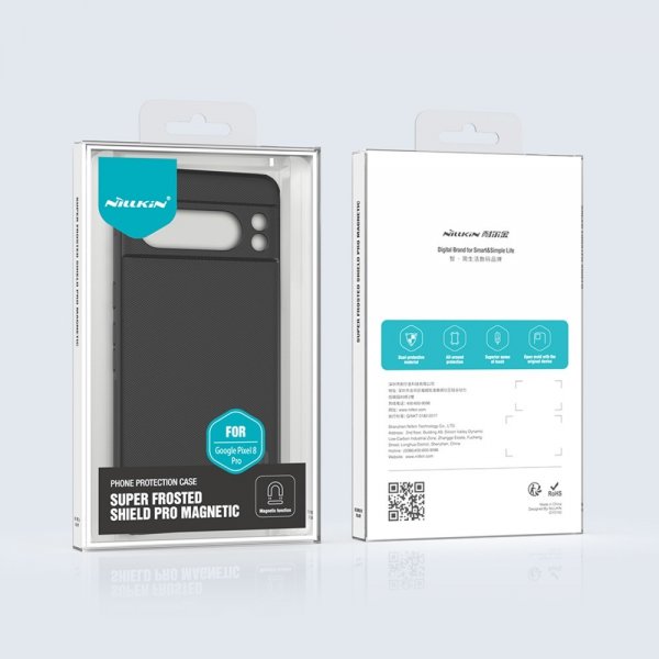Nillkin Google Pixel 8 Pro Deksel Super Frosted Shield Pro MagSafe Svart