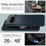 Spigen Google Pixel 8 Pro Deksel Thin Fit Metal Slate